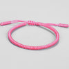 Red Cord King Kong Knot Bracelet, Hand Braided