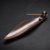Ceramic Stick Blessing Incense Burner Decoration Leaf Shape