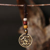 Chinese Zodiac Brass Keychain Decoration for Luck
