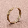 Om Mani Padme Hum Copper Cuff Bracelet