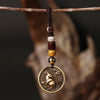 Chinese Zodiac Brass Keychain Decoration for Luck
