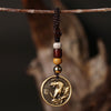 Chinese Zodiac Brass Keychain Decoration for Luck