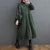 Women's Corduroy Fleece-Lined Coat With Pockets