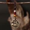 Chinese Zodiac Brass Keychain Decoration for Luck