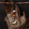 Chinese Zodiac Brass Keychain Decoration for Luck