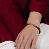 Cinnabar Luck Blessing Bracelet with Fu Charm