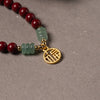 Cinnabar Luck Blessing Bracelet with Fu Charm