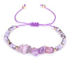 Handmade Stone Chip Knit Bracelet