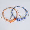 Handmade Stone Chip Knit Bracelet