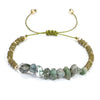 Handmade Stone Chip Knit Bracelet