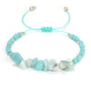 Handmade Stone Chip Knit Bracelet