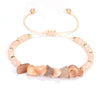 Handmade Stone Chip Knit Bracelet