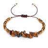 Handmade Stone Chip Knit Bracelet