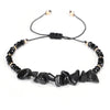 Handmade Stone Chip Knit Bracelet