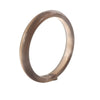 A smooth, deep gray agate bangle bracelet with a translucent finish on a white background