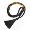 Tiger Eye Stone Bead Necklace Bracelet Set
