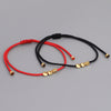 FengShui Lucky Red String Bracelet with Copper Beads