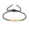 FengShui Lucky Red String Bracelet with Copper Beads