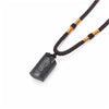 Natural Black Tourmaline Crystal Pendant Necklace