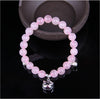 Garnet Fox Charm Bracelet Mala Beads for Women