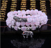 Garnet Fox Charm Bracelet Mala Beads for Women