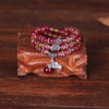 Watermelon Crystal Wrap Bracelet with Elephant or Pixiu Charm