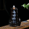 Handcrafted Waterfall Incense Holder Backflow Cone Ceramic Burner