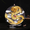 Ceramic Dragon Backflow Incense Burner with Cloud Motif