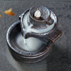 Handcrafted Waterfall Incense Holder Backflow Cone Ceramic Burner