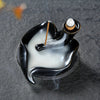 Handcrafted Waterfall Incense Holder Backflow Cone Ceramic Burner