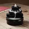 Handcrafted Waterfall Incense Holder Backflow Cone Ceramic Burner
