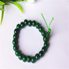 Ice Glass Bead Bracelet, Handmade Pastel Stretch Wristband
