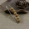 Bodhi Seed Beaded Safety Pin Brooch