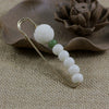 Bodhi Seed Beaded Safety Pin Brooch