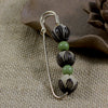 Bodhi Seed Beaded Safety Pin Brooch