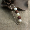 Bodhi Seed Beaded Safety Pin Brooch