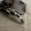 Bodhi Seed Beaded Safety Pin Brooch
