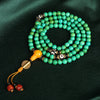 Turquoise 108 Bead Mala Bracelet for Balance and Calm