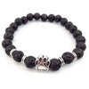 Lava Rock Stone Elephant Diffuser Peace Bracelet