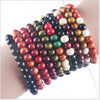 Wooden Bow Knot Mala Bracelet 108 Beads