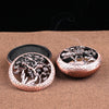 Metal Incense Burner, Four Noble Plants Coil Holder