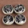 Metal Incense Burner, Four Noble Plants Coil Holder
