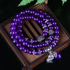 The Pixiu Wealth Bracelet - Purple Chalcedony