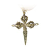 Handmade Copper Vajra and Phurba Pendant