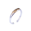 925 Sterling Silver Lotus Flower Adjustable Ring