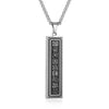 Nine-Word Mantra Yin Yang Necklace, Stainless Steel Bagua Pendant