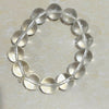 Ice Glass Bead Bracelet, Handmade Pastel Stretch Wristband