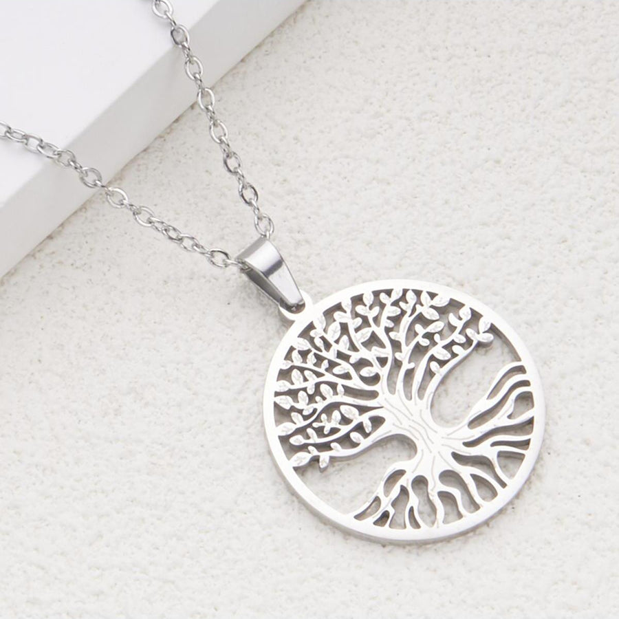 Tree of Life Stainless Steel Necklace Pendant