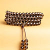 108 Mala Bracelet Black Obsidian Ice Obsidian Fulfilment