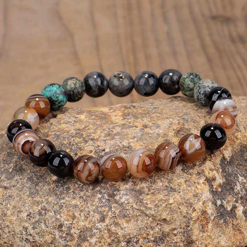 108 Stone Mala Beads Turquoise Bracelet Necklace Set